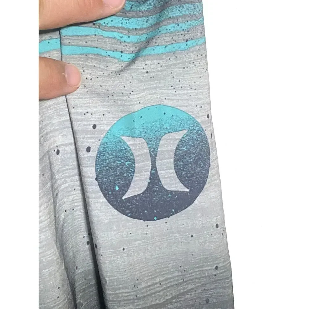Hurley Phantom Overspray Swim Board Shorts Men 36 Summer Beach Surf Vacation Y2K